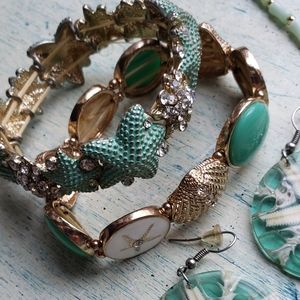 Seafoam green Jewelry Bundle